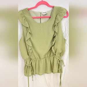 Arula size A (1x) dusty sage blouse